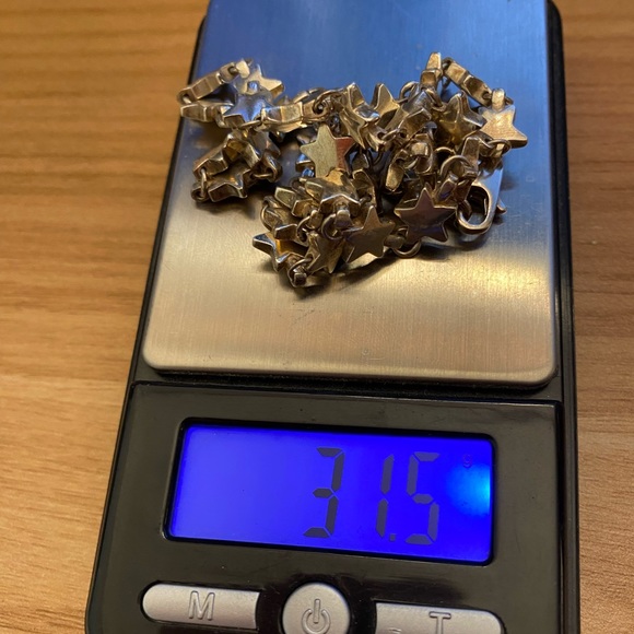 Tiffany & Co. 925 Sterling silver chain of stars necklace 16 inch - Picture 11 of 11